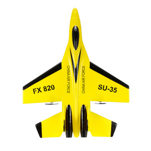 2019 नई आगमन आर सी ग्लाइडर FX-820 2.4G 2CH रिमोट कंट्रोल SU-35 ग्लाइडर 290mm पंख फैलाव EPP माइक्रो इनडोर आर सी हवाई जहाज - Product Image 2