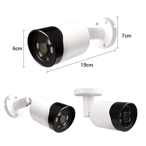 Câmera <span class=keywords><strong>IP</strong></span> Pequena LOOSAFE 1920*1080 POE 2mp à Prova D'Água com Visão Noturna Colorida Quente, Câmera Bullet <span class=keywords><strong>IP</strong></span> Sem Plugue de Energia - Product Image 3