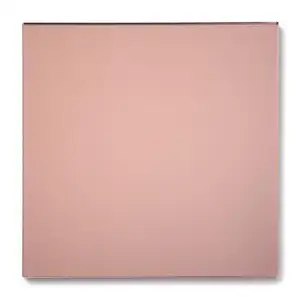 Rose Gold Mirror Acrylic Sheets 3mm Thickness Plastic Plate Handicraft Luxury Mirror PMMA Board Plate