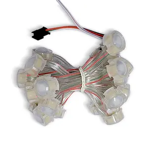 עמיד למים גדול לוגו אותיות dc24v 12v 20mm led פיקסל אור