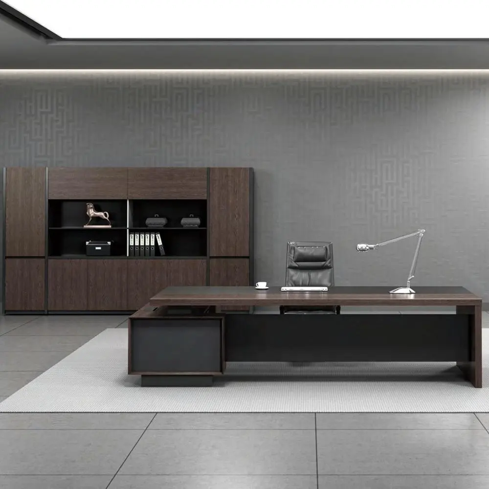 Mesa escritório luxo mobilier de canecas modernas design executivo móveis para escritório