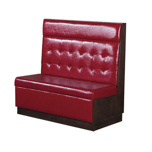 Sofá de cuero muebles de <span class=keywords><strong>restaurante</strong></span> solo booth asientos para venta - Product Image 1