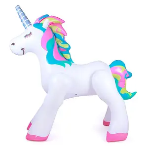 Jouets gonflables d'animaux d'eau d'éclaboussure d'été d'arroseur de cour de <span class=keywords><strong>licorne</strong></span> à vendre - Product Image 1