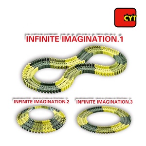 <span class=keywords><strong>La</strong></span> Asamblea flexible ferrocarriles luminoso juguete pista con 137 unids - Product Image 4