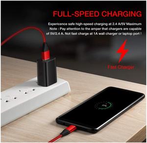 Barato <span class=keywords><strong>1</strong></span> M 2,0 rojo borde redondo de nylon trenzado de <span class=keywords><strong>cable</strong></span> usb a micro usb para teléfono móvil - Product Image 3