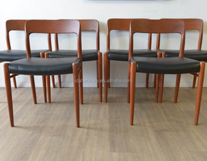 Lot de 4 Danois teck chaises <span class=keywords><strong>Moller</strong></span> chaise MODÈLE <span class=keywords><strong>75</strong></span> moderne dinant la chaise - Product Image 3