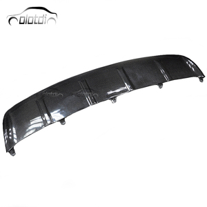Stile OEM In Fibra di Carbonio Auto Mento Spoiler Ala Splitter Paraurti Anteriore Labbro Per Porsche Macan 2013 +