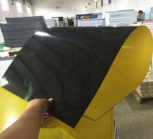 Romark Quality ABS Two Color <strong>Sheet</strong>,High Glossy Smooth Laser Engraving <strong>Rubber</strong> <strong>Sheet</strong> - Product Image 4