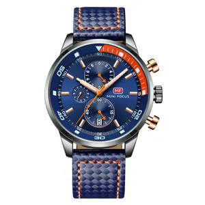 Sport Fastrack Lederen Band Chrono Horloges Voor Mannen Goedkope Groothandel Horloges Jam Tangan Mini Focus Merk Mannen Horloges