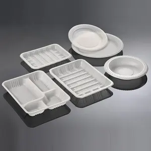 Одноразовые пластиковые тарелки Pp, круглые и прямоугольные тарелки 6 ''/7''/8 ''/9''/10,25 '', Заводская поставка Oem, низкая цена, белая тарелка, тарелка, Современная поддержка