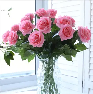 Wholesale real touch single rose Artificial Flower