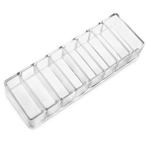 8 spazi <span class=keywords><strong>Trasparente</strong></span> Piccolo Acrilico di Trucco Dell'organizzatore Cosmetico Di Immagazzinaggio In Polvere Ombretto Compatto di Trucco Dell'organizzatore - Product Image 4