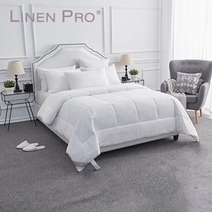 Commercio all'ingrosso di Lusso Hotel 5 Stelle <span class=keywords><strong>Biancheria</strong></span> <span class=keywords><strong>Da</strong></span> <span class=keywords><strong>Letto</strong></span> Foglio di Cotone 100% Trapuntato Doppia Anatra Piuma D'oca Piumino Set - Product Image 4