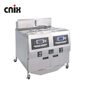 Die CNIX Gastroman 2 Tanks 25+25 Liter kommerzielle Fritteuse OFG-H322L