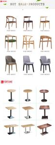 Mesa y Silla de Diseño Profesional Moderno para <span class=keywords><strong>Restaurante</strong></span>, Muebles de Madera, 10 Juegos, Muebles para <span class=keywords><strong>Restaurante</strong></span> - Product Image 6