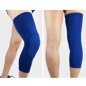 Jambière de compression sport protecteur de jambe protecteur de jambe tricoté sous pression