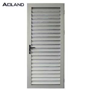 Porte à persiennes en aluminium extérieur, portes à persiennes en aluminium, revêtement en poudre - Product Image 2