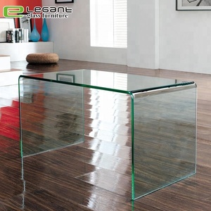 Double Peinture Verte <span class=keywords><strong>Table</strong></span> Basse En Verre Courbé - Product Image 6