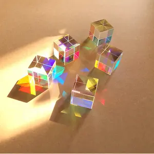 Clear Optical Glass 18ミリメートルCube Prism Cross Dichroic XキューブPrisms