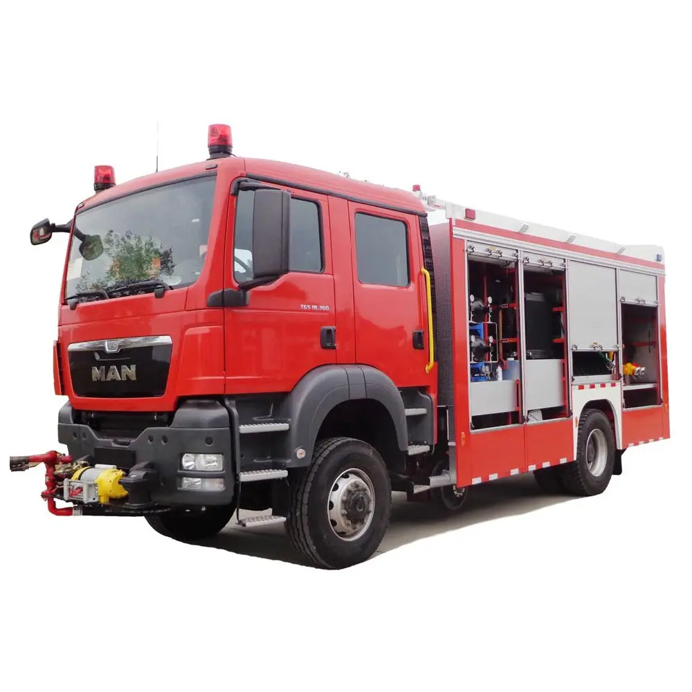 Chinese No1 brand Jindun high performance road-rail dual purpose fire fighting truck for sale