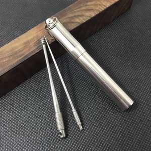 Reizen EDC tool Ti waterdichte titanium tandenstoker houder capsule met sleutelhanger - Product Image 3