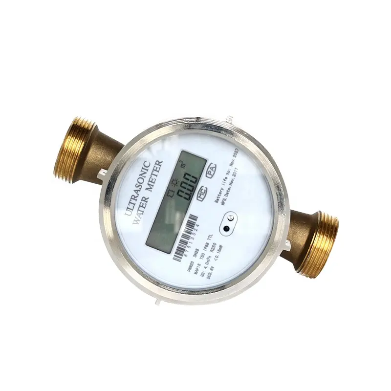 Draadloze nbiot 868 mhz lorawan ultrasone slimme watermeter flow meter
