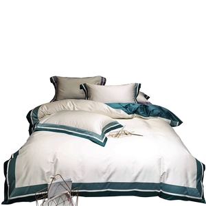 Algodón sólido suave equipado vida del hotel hecho <span class=keywords><strong>en</strong></span> China juego de cama - Product Image 5
