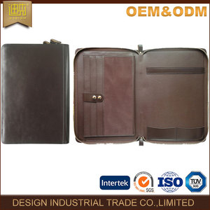 2019 China Árbol de los hombres de piel de arte <span class=keywords><strong>a4</strong></span> Cartera de cuero caso - Product Image 2