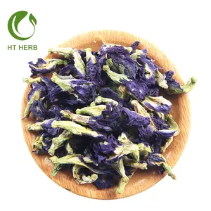 Vente en gros thé aux pois papillon bleu de fleurs naturelles fleur de pois papillon 500g pois papillon bleu