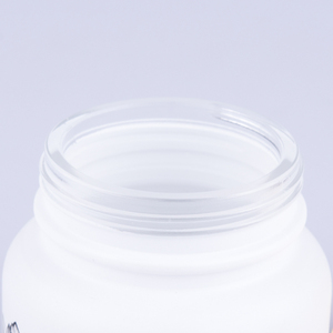Los proveedores de China 100 mL blanco mate botella de vidrio con tapa de madera botella de vidrio cosmético - Product Image 2