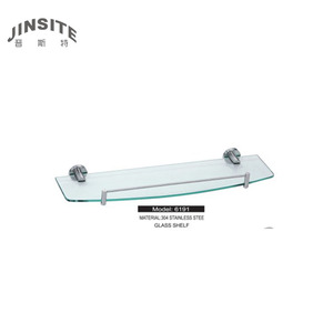 Étagère de salle de bain moderne <span class=keywords><strong>en</strong></span> verre d'angle à deux niveaux, écologique et durable, pour usage hôtelier - Product Image 3