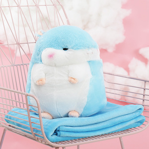 Bộ Chăn Và Gối Du Lịch 2 Trong 1 Mềm Hình Động Vật Dễ Thương - Product Image 4