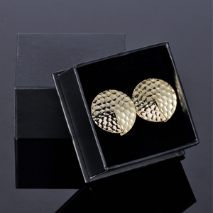 18 K chapado en oro gran Paillette disco pendientes para mujeres señoras niñas vacaciones joyería de moda regalo <span class=keywords><strong>idea</strong></span> - Product Image 6