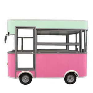 Vintage Retro Mobile Food Catering Truck Dimensions Mobile Smoothie Coffee Truck for Sale Usa