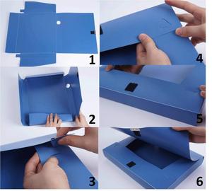 アーカイブボックス オフィス用品 プラスチック A4 データボックス ファイル収納フォルダボックス - Product Image 5