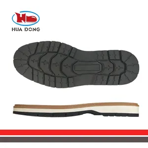 Sole Expert Huadong High Purchase Rate Casual New Design La suela de Double Color Men's TPR Sole