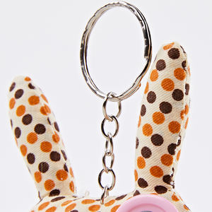Nuovo Design personalizzato all'ingrosso 10cm bambola di peluche personalizzato pulsante occhi Mini peluche peluche animale farcito portachiavi giocattolo. - Product Image 5