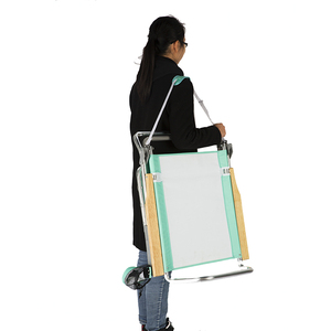 Kejie Light Green Modern Portable Moon <strong>Chair</strong> Backpack Aluminum Frame Foldable <strong>Beach</strong> <strong>Chair</strong> Towel Holder 600D Polyester Outdoor - Product Image 4