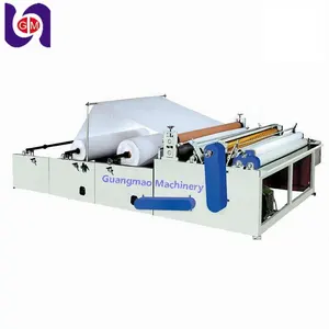 Small Toilet Tissue Paper Making Production Line Automatic Toilet Paper Rewinding Machine