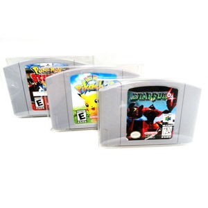 Caja de cartucho de tarjeta de juego de plástico PET transparente con Envío <span class=keywords><strong>Gratis</strong></span> <span class=keywords><strong>para</strong></span> <span class=keywords><strong>Nintendo</strong></span> <span class=keywords><strong>64</strong></span> N64 cajas protectoras de carrito de <span class=keywords><strong>juegos</strong></span> - Product Image 4