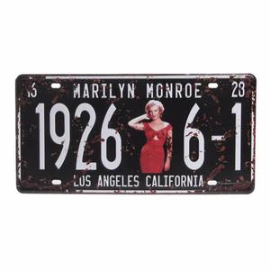 Benutzerdefinierte Handwerk Kunst Vintage Dekoration Retro Wanddekor 15,3 * 30,5 cm Metallkennzeichen - Product Image 4