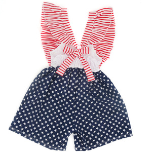 Hippokids Juillet 4th en gros enfants boutique vêtements filles robe d'été - Product Image 3