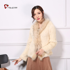 <span class=keywords><strong>Bon</strong></span> <span class=keywords><strong>Prix</strong></span> De <span class=keywords><strong>Fourrure</strong></span> De Lapin Veste Dames En Gros <span class=keywords><strong>Manteau</strong></span> D'hiver - Product Image 2