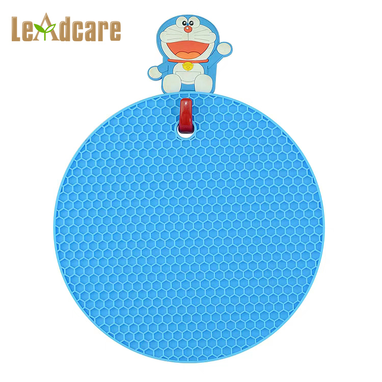 Épaissir Rond Silicone Tapis Design En Nid D'abeille Porte-Pot, 18 CM Ustensiles De Cuisine Tapis de Tasse En Silicone
