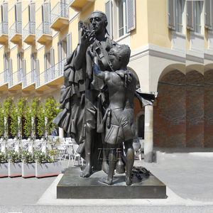 Al aire libre latón músico famoso escultura de bronce beethoven tocando el violín estatua - Product Image 3