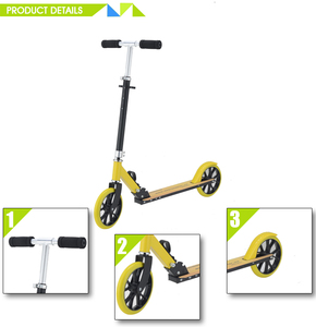 <span class=keywords><strong>2</strong></span> ruote di Scooter 200mm DELL'UNITÀ di elaborazione In Alluminio Ruote Calcio Scooter Per Gli Adulti, di Alta Qualità di - Product Image 1