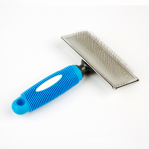 Spazzola dell'animale domestico del silicone come si è visto in <span class=keywords><strong>tv</strong></span> prodotto in acciaio <span class=keywords><strong>dog</strong></span> grooming pettine - Product Image 5