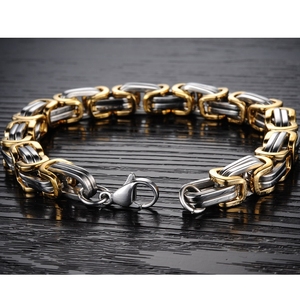MECYLIFE Vintage Bijoux En Acier Inoxydable <span class=keywords><strong>Bracelet</strong></span> Personnalisé Hommes <span class=keywords><strong>Bracelet</strong></span> De Chaîne De Vélo - Product Image 6