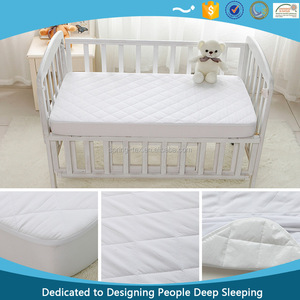 Bambou <span class=keywords><strong>berceau</strong></span> matelas matelassé ivoire blanc bambou matelassé housse de matelas - Product Image 6
