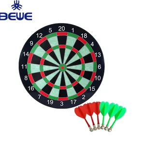 Indoor Colored Plastic Dart Board With Safety Dart